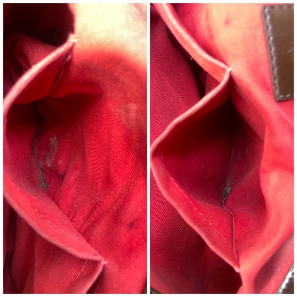 Authentic Louis Vuitton Damier Ebene Verona Handbag - Picture 16 of 17